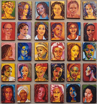 Brazilian Paintings, Faces